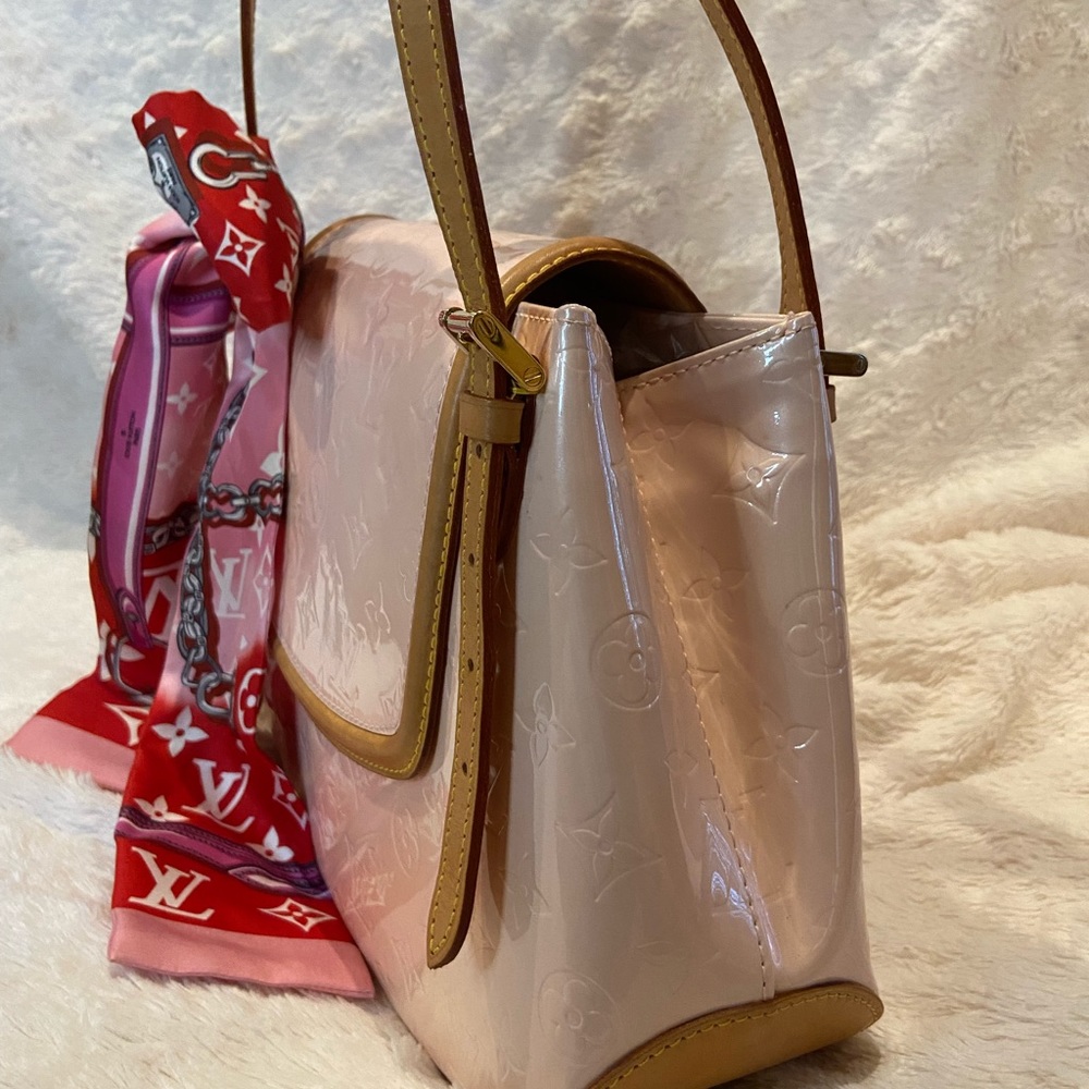 ❌SOLD❌ Louis Vuitton Vernis Monogram Biscayne Bay - Rose Ballerine - Picture 4 of 13